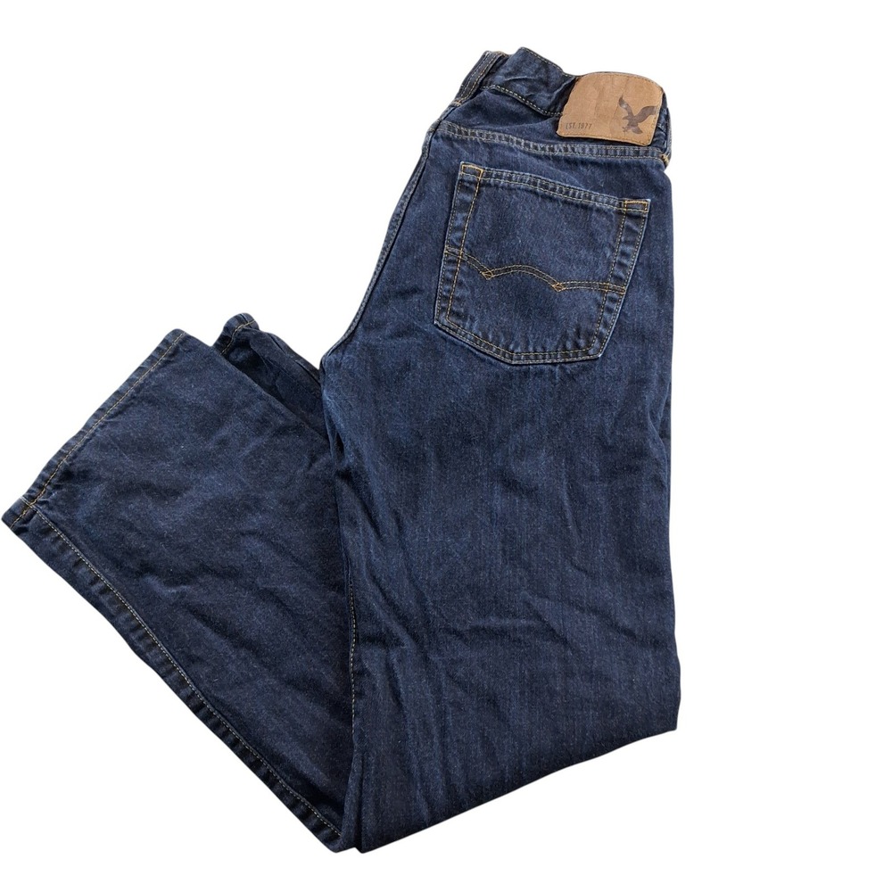 American Eagle Jeans Mens‎ 29x30 Dark Wash Original Straight Denim